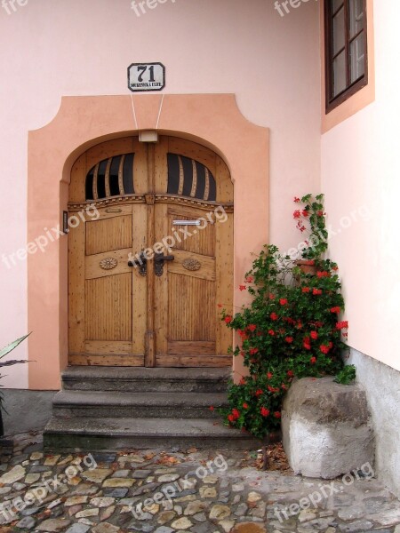 Door Goal House Entrance Old Door Wood