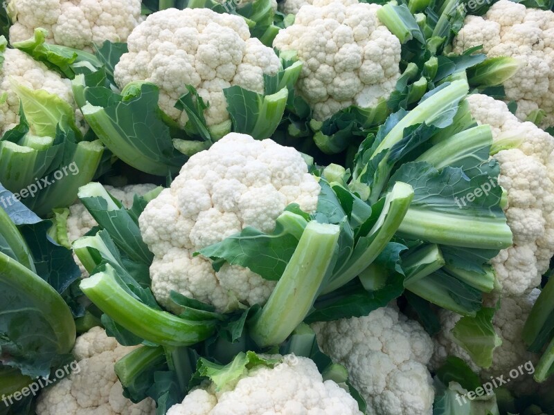 Vegetable Cauliflower Cruciferous Healthy Raw