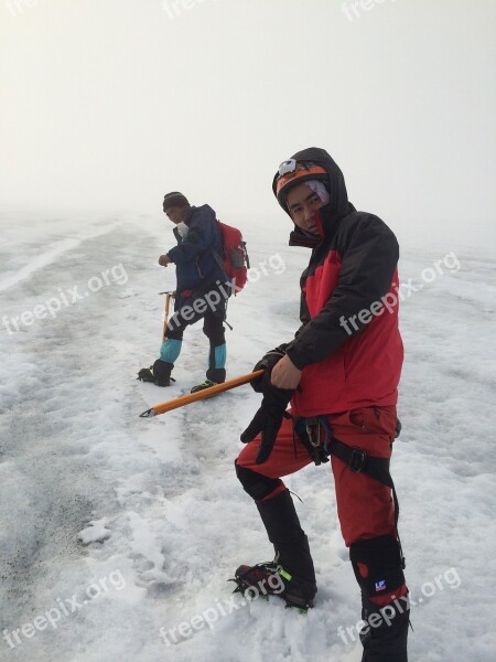 Mountaineer Haba Snow Mountain On Foot Free Photos