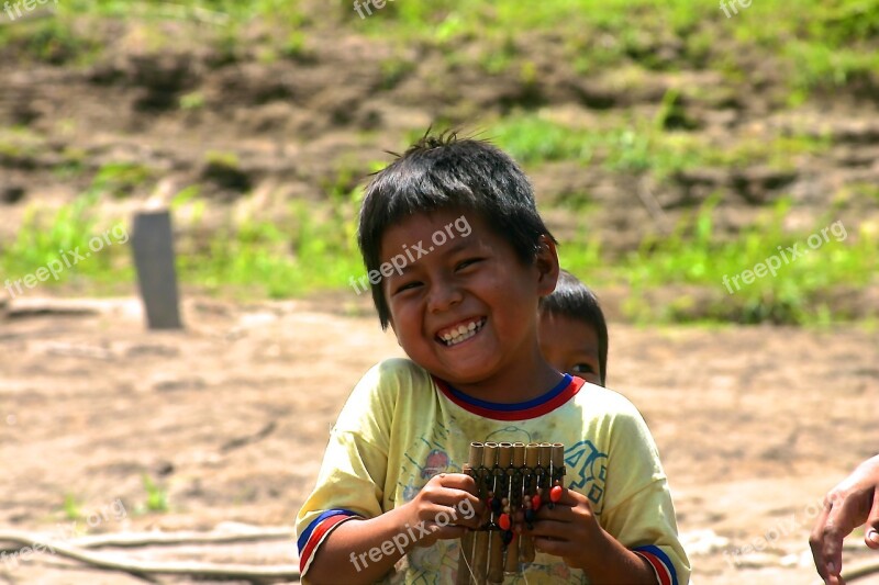 Amazon Jungle Boy Joy Laughing