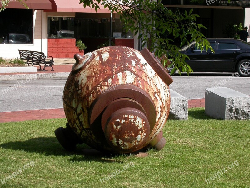 Industrial Metal Ball Decayed Iron Rust