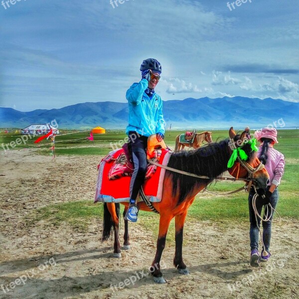 Horseback Riding Character The Scenery People N Fun