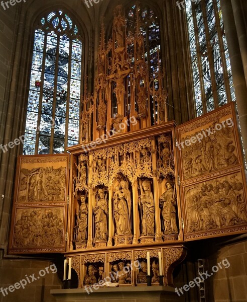 Heilbronn Saint Kilian's Church Altar Gothic Free Photos