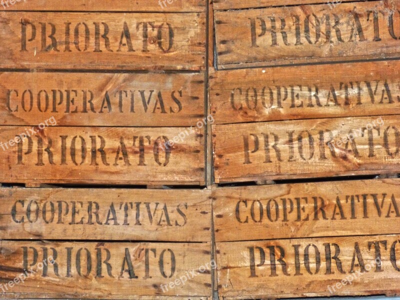 Boxes Wooden Boxes Packing Priorat Cooperative