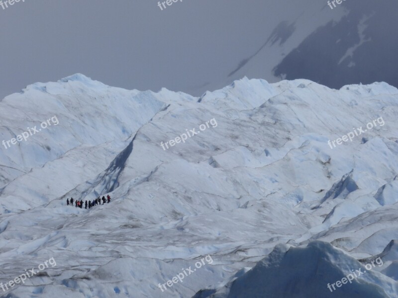 Glacier Perito Moreno Snow Perito Moreno Glacier Patagonia