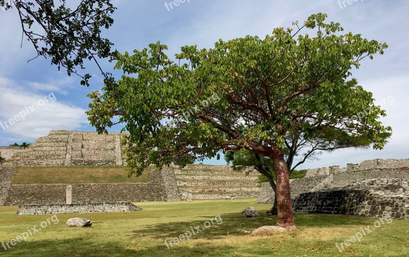 Xochicalco Mountains Landscape Travel Sunlight