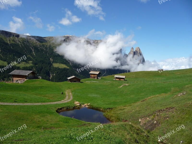 Mountains Alpine Landscape Nature South Tyrol