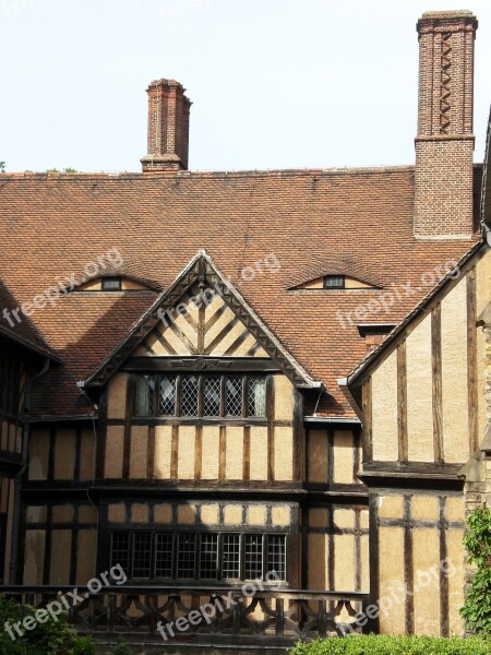 House Eyes Roof Bricks Wood