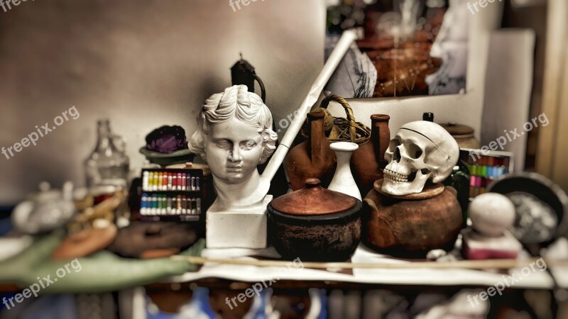 Eros Baguio Bust Skull Workshop