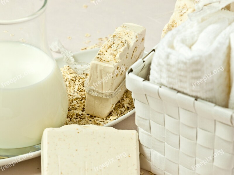 Oatmeal Soap Wash Clean Wellness Brush