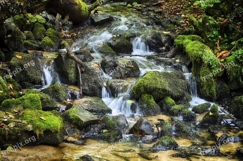 Poland Mite Czartowe Field Waterfall Free Photos