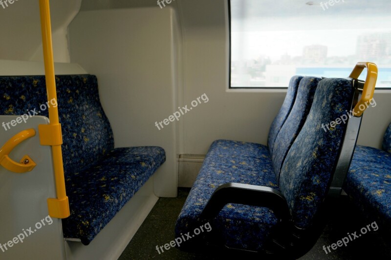 Train Seats Transportation Public Empty