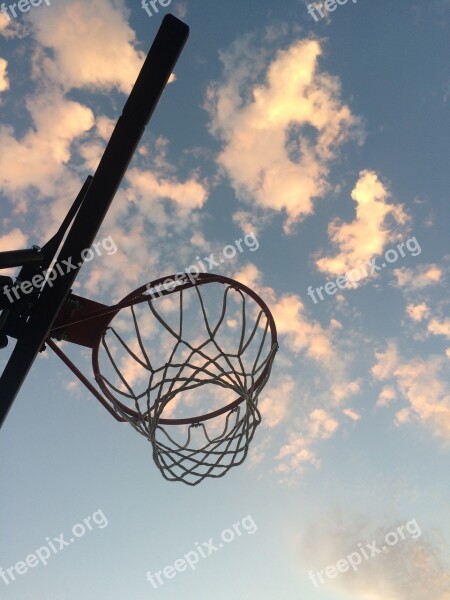 Basketball Sky Hoop Net Rim