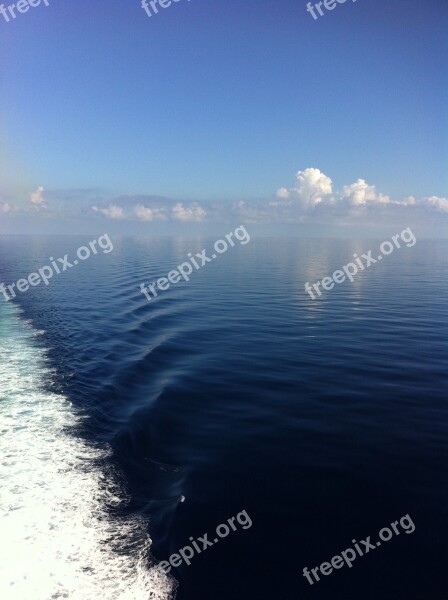 Mediterranean Sea Water Blue Boat