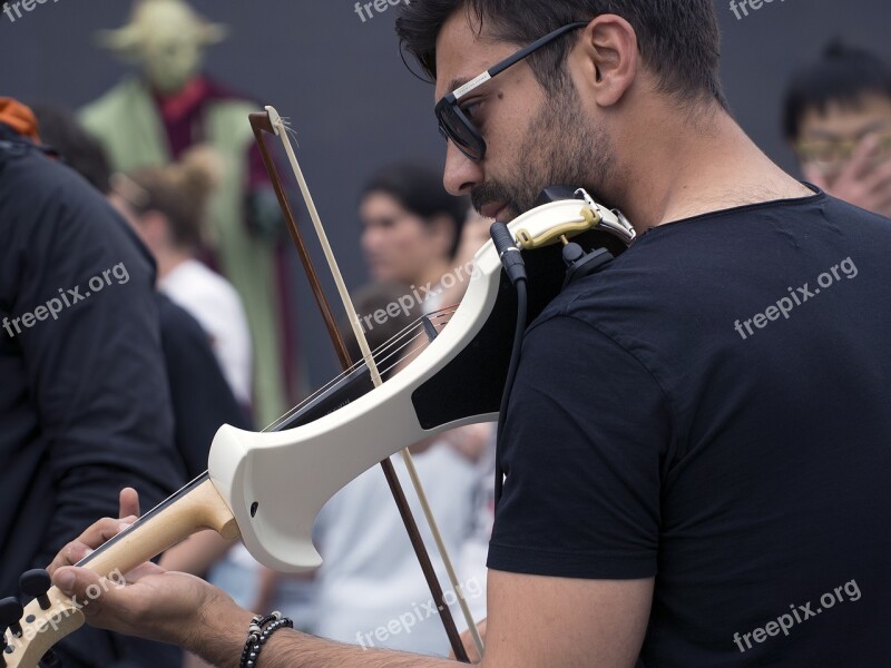 Violin Violinist Musician Street Performance Music