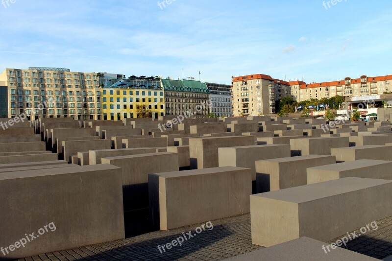 Berlin Monument Germany Holocaust Holocaust Memorial