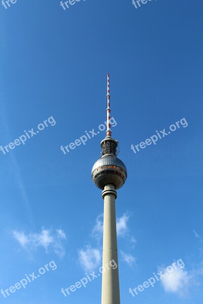 Tv Tower Berlin Places Of Interest Alexanderplatz Sky