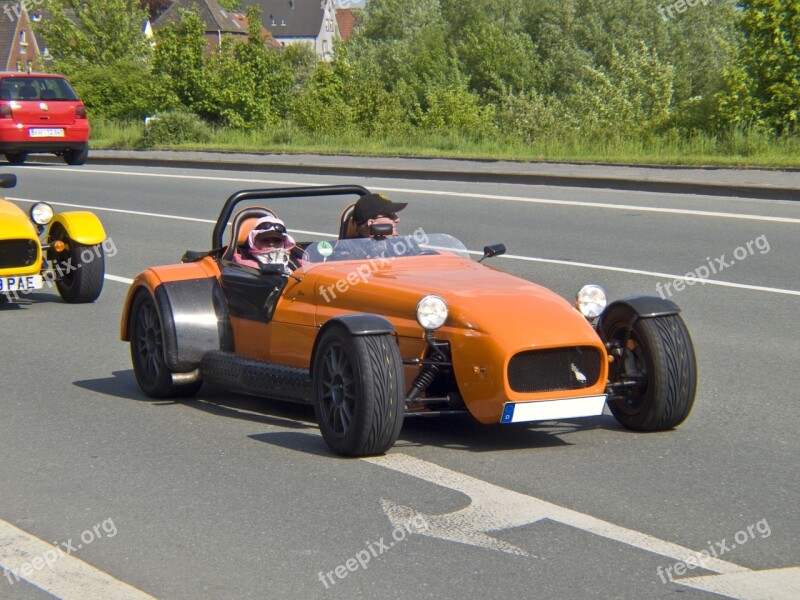 Auto Racing Car Replica Orange Mature