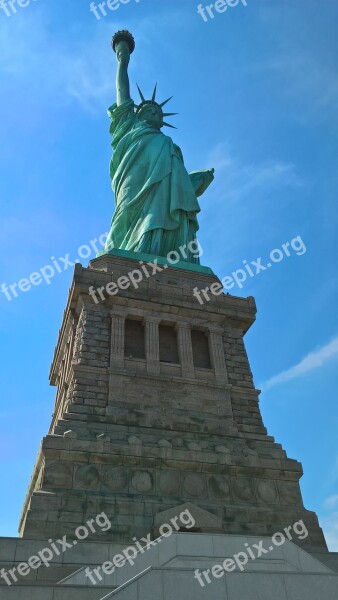 Statue Liberty Freedom Famous Usa