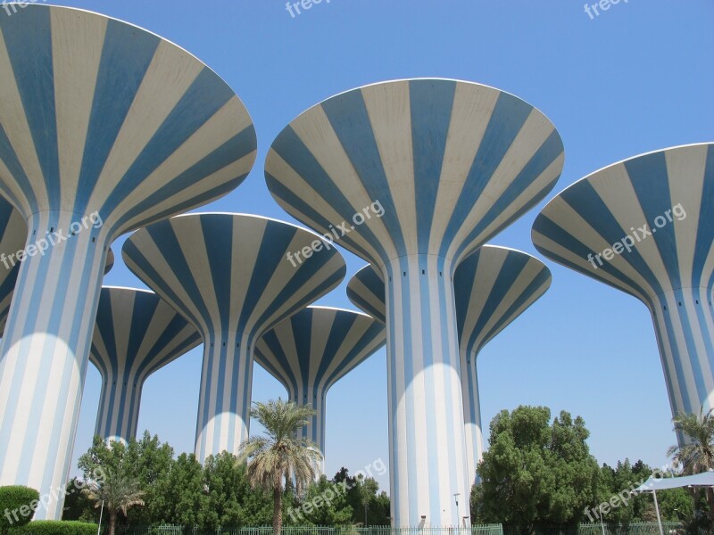 Kuwait Water Towers Arabian Gulf Tower