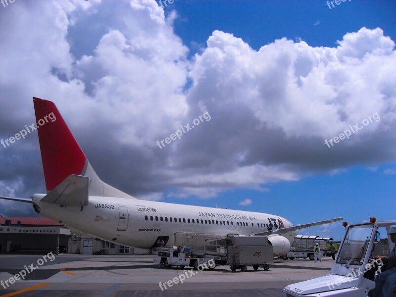 Airliner Japan Transocean Air Japan Airlines Group Jta Island Flight