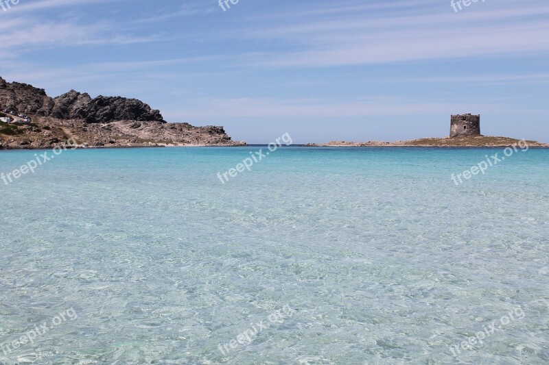 Sea Beach Sand Sardinia An Island