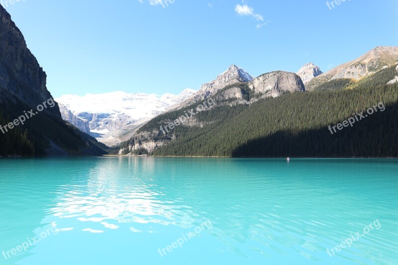 Lake Louise Rockies Canada Lake Free Photos