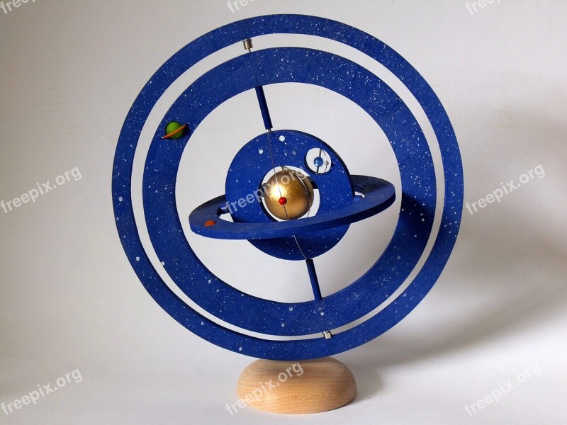 Solar System Astrolabe Cosmos Planet Wood