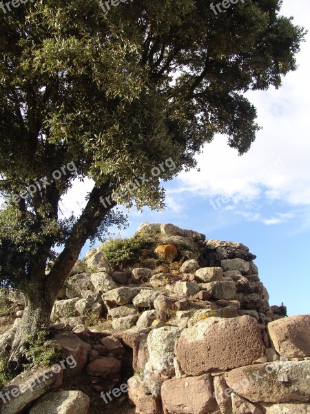 Nuraghe Sardinia Italy Historically Tower