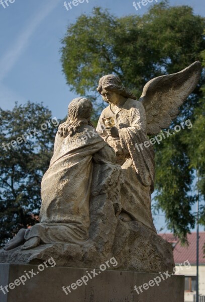 Statue Architecture Sights Church Christianity