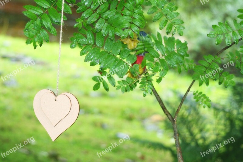 Love Romance Heart Tree Decor