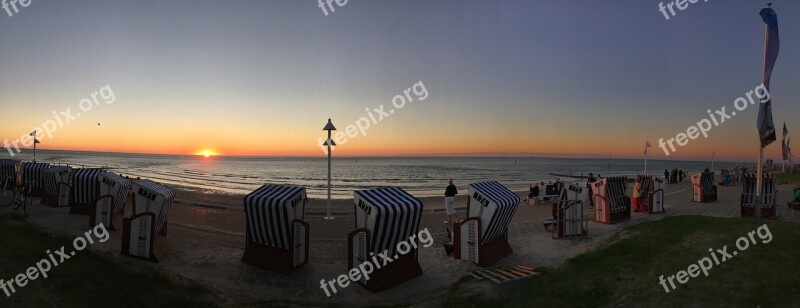 Norderney Panorama Beach Summer Beach Chair