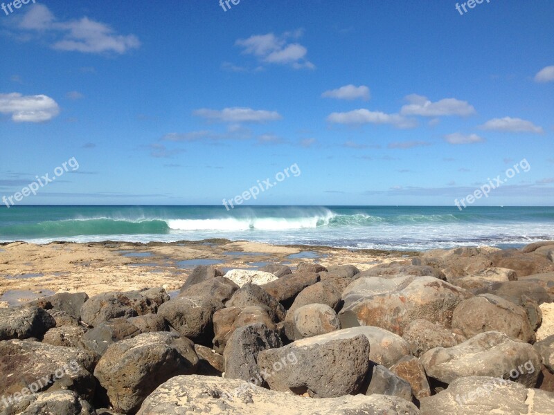 Hawaii Beach Travel Coast Ocean