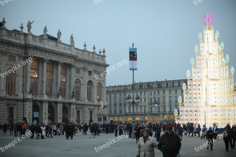 Torino Piemonte Italy Christmas Free Photos