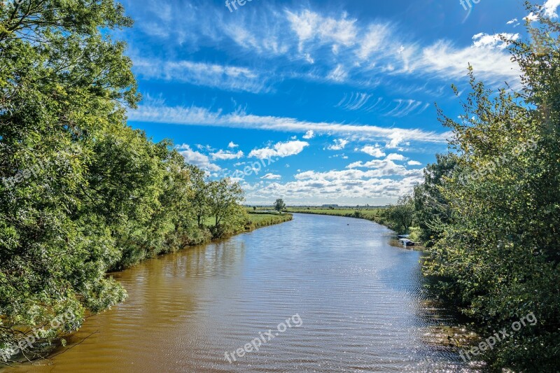 North Water Landscape In The North River