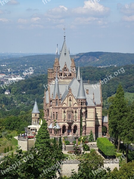 Castle Towers Castle Park Schlossgarten Germany