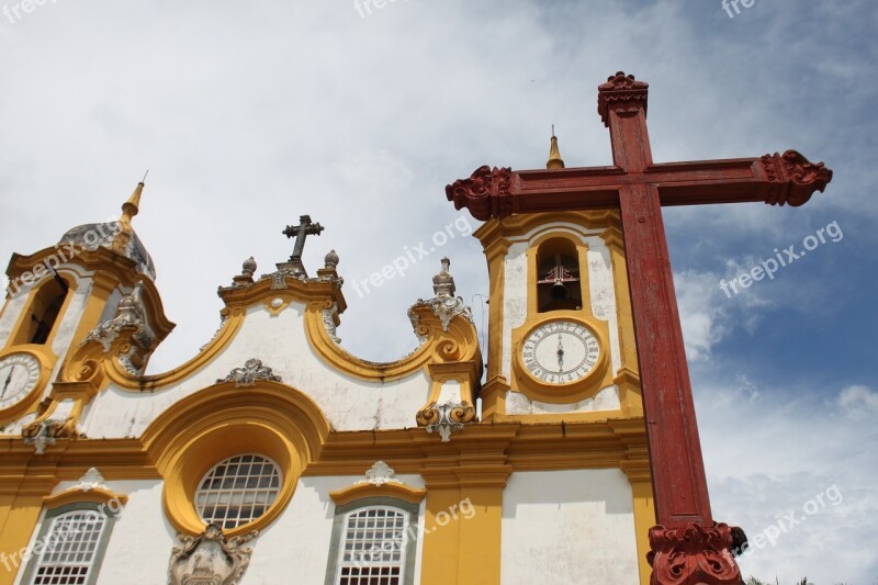 Tiradentes Church Baroque Minas Cruz