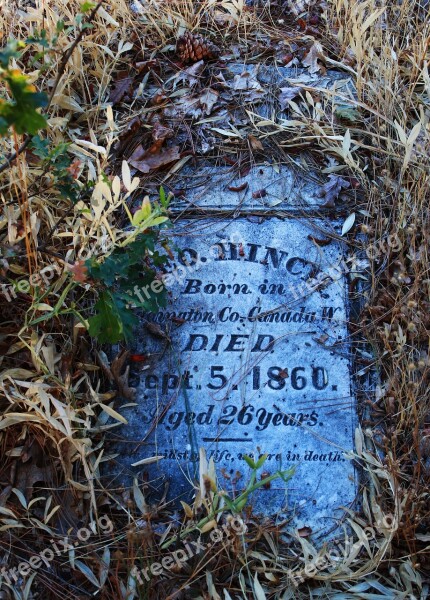 Pioneer Died Dead 1800s Forgotten