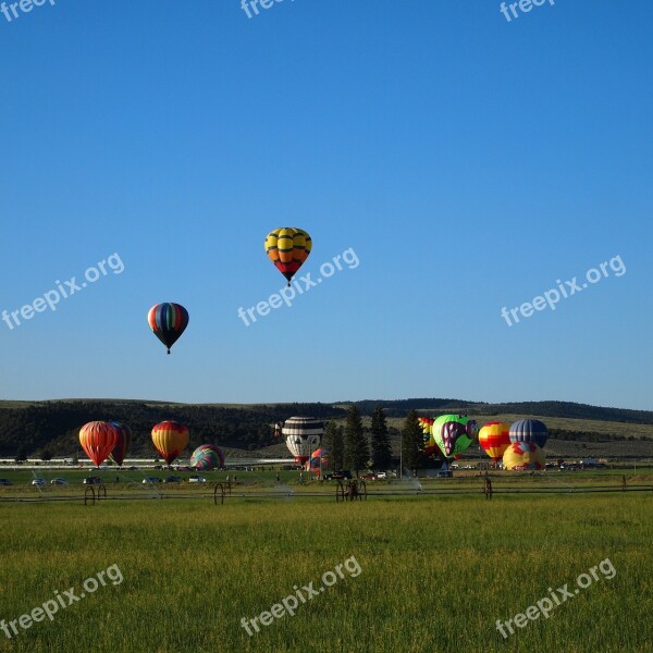 Balloons Festival Panguitch Utah Launch