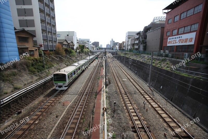 Train Japan Ikebukuro Yamanote Line Line