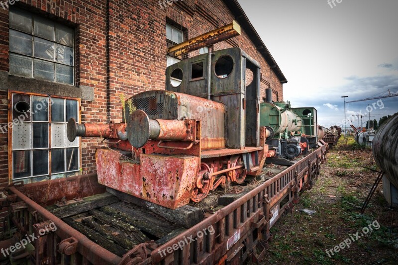 Railway Steam Locomotive Loco Locomotive Rail Traffic