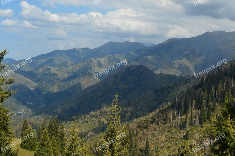 Almaty Nature Mountain Free Photos