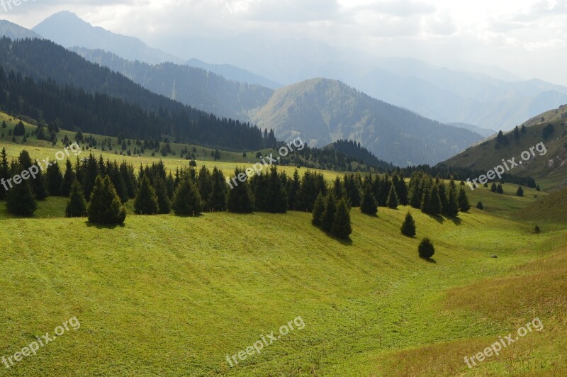 Almaty Nature Mountain Free Photos