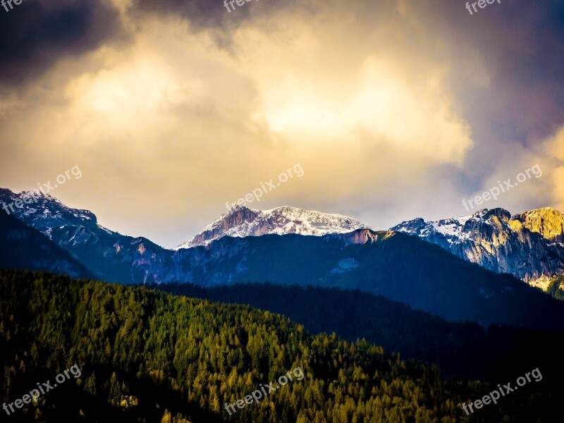 Alpine Schladming Light Austria Nature