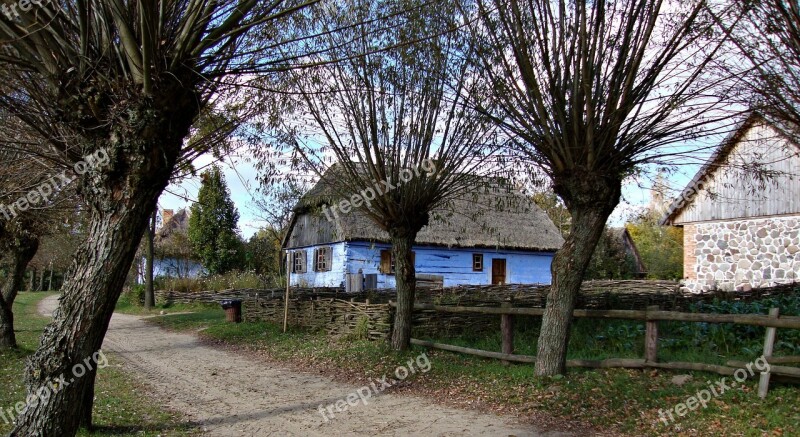 Sierpc Poland Open Air Museum Autumn Ethnography