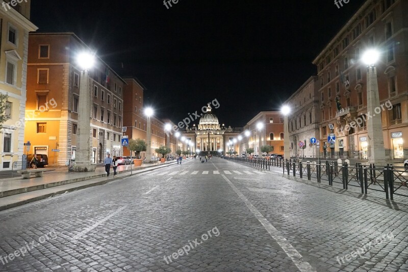 Rome St Peter's Basilica City Vatican St Peter's Square