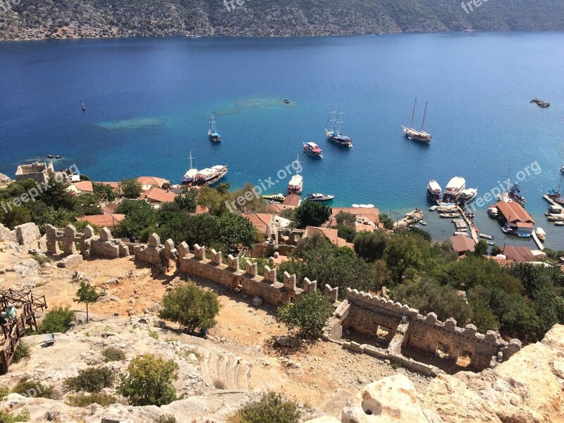 Kaleköy Kekova The Sunken City Browse Blue Tour