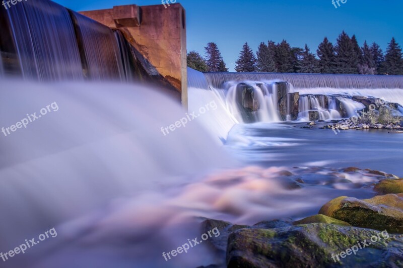 Waterfall Long Exposure Exposure Long Water