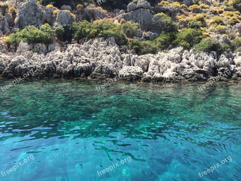 Crystal Waters Browse Kekova Turkey Deep Blue