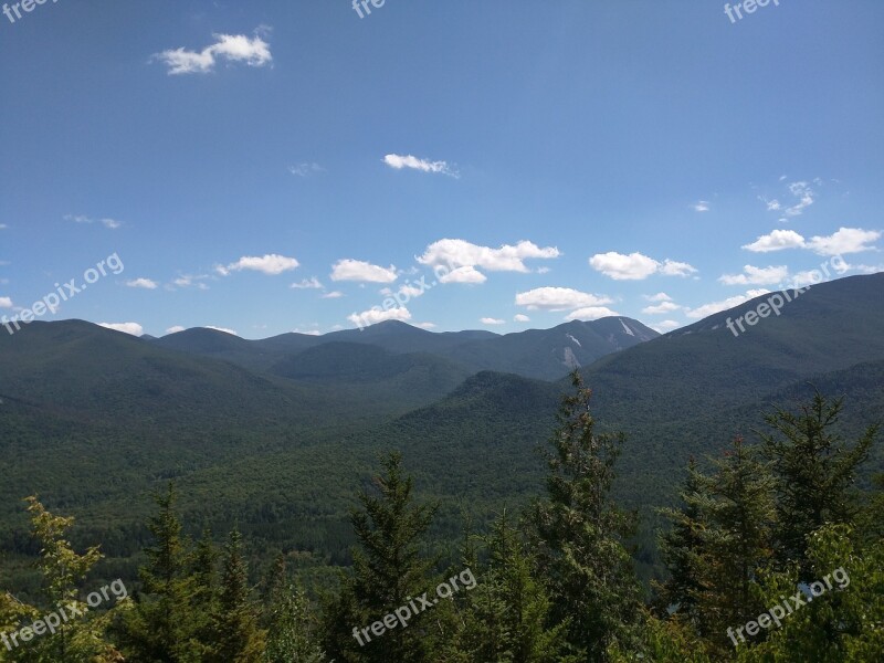 Mountain Forest Nature Landscape Sky